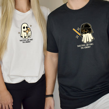 The Force of Love Ghost Matching T-Shirts For Couples