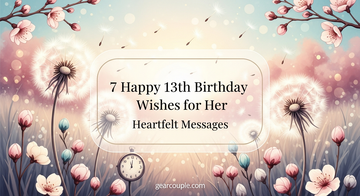 7 Happy 13th Birthday Wishes for Her Heartfelt Messages