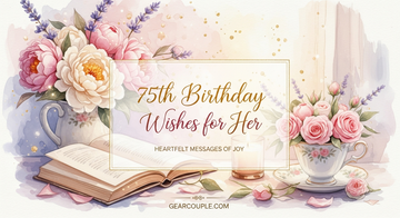 75th Birthday Wishes for Her Heartfelt Messages of Joy