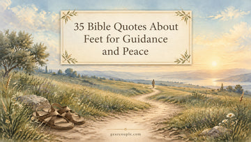 35 Bible Quotes About Feet for Guidance and Peace