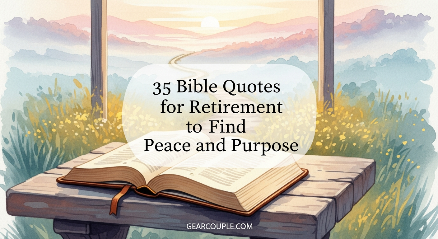 35 Bible Quotes for Retirement to Find Peace and Purpose – Gearcouple