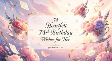 74 Heartfelt 74th Birthday Wishes for Her
