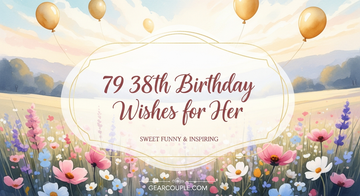 79 38th Birthday Wishes for Her Sweet Funny & Inspiring