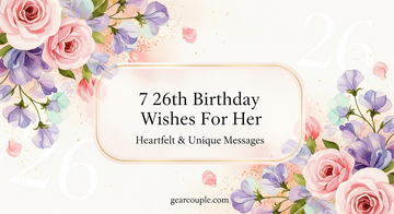 7 26th Birthday Wishes For Her Heartfelt & Unique Messages