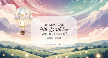 111 Magical 4th Birthday Wishes for Her with Heart