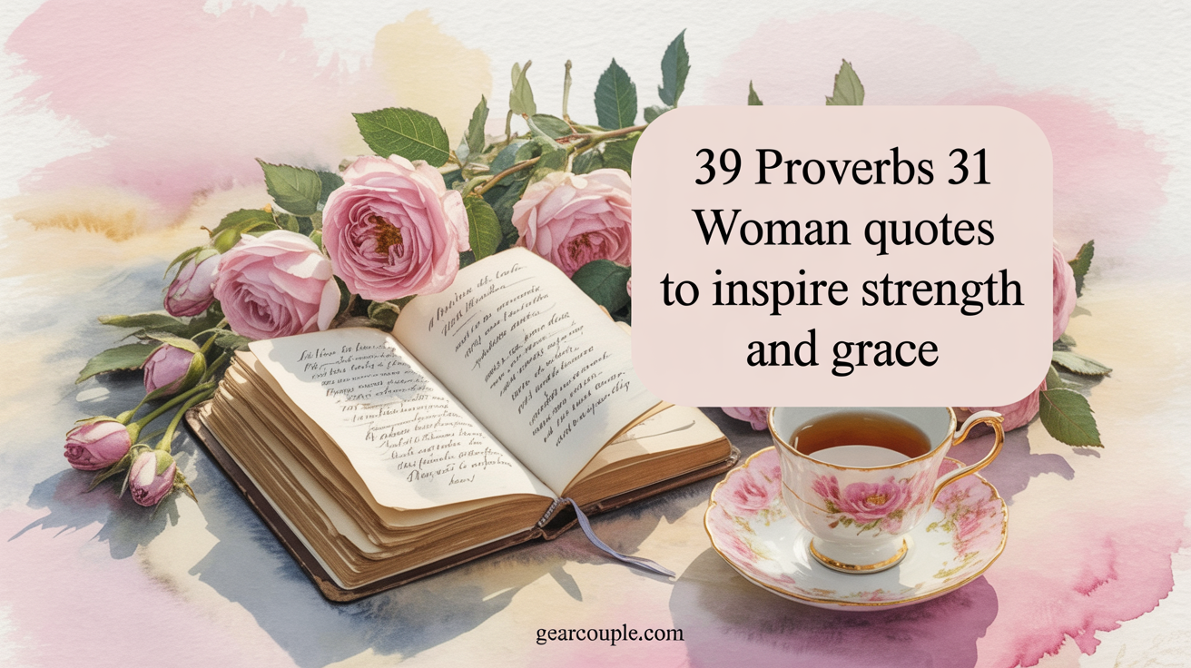 39 Proverbs 31 Woman Quotes to Inspire Strength and Grace