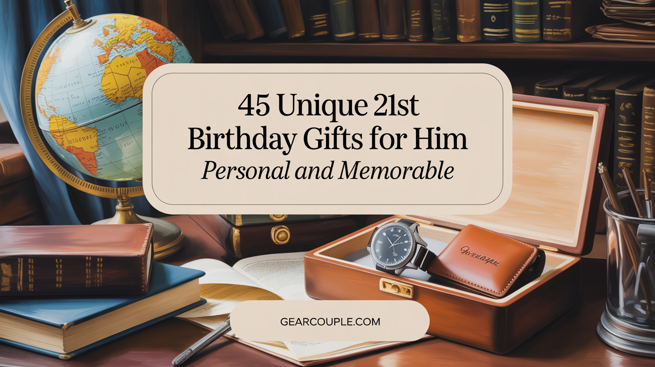 45 Unique 21st Birthday Gifts for Him Personal and Memorable