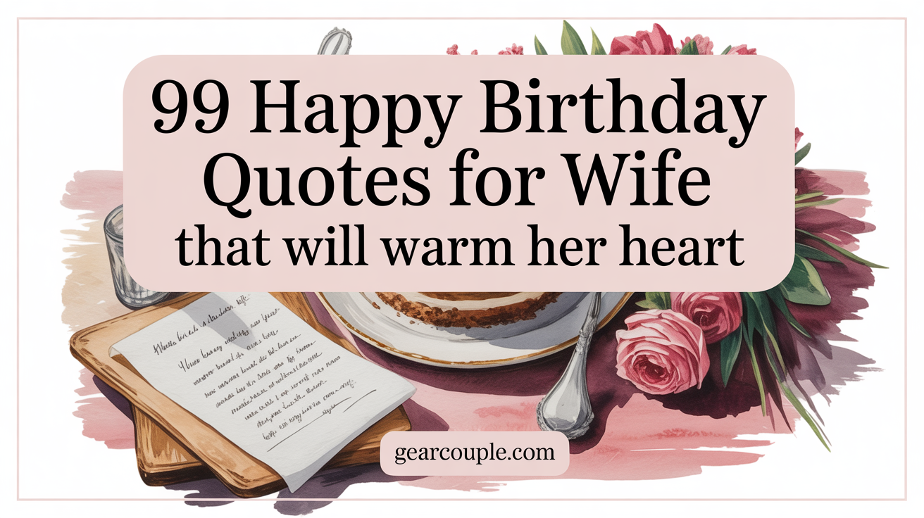 99 Happy Birthday Quotes for Wife That Will Warm Her Heart