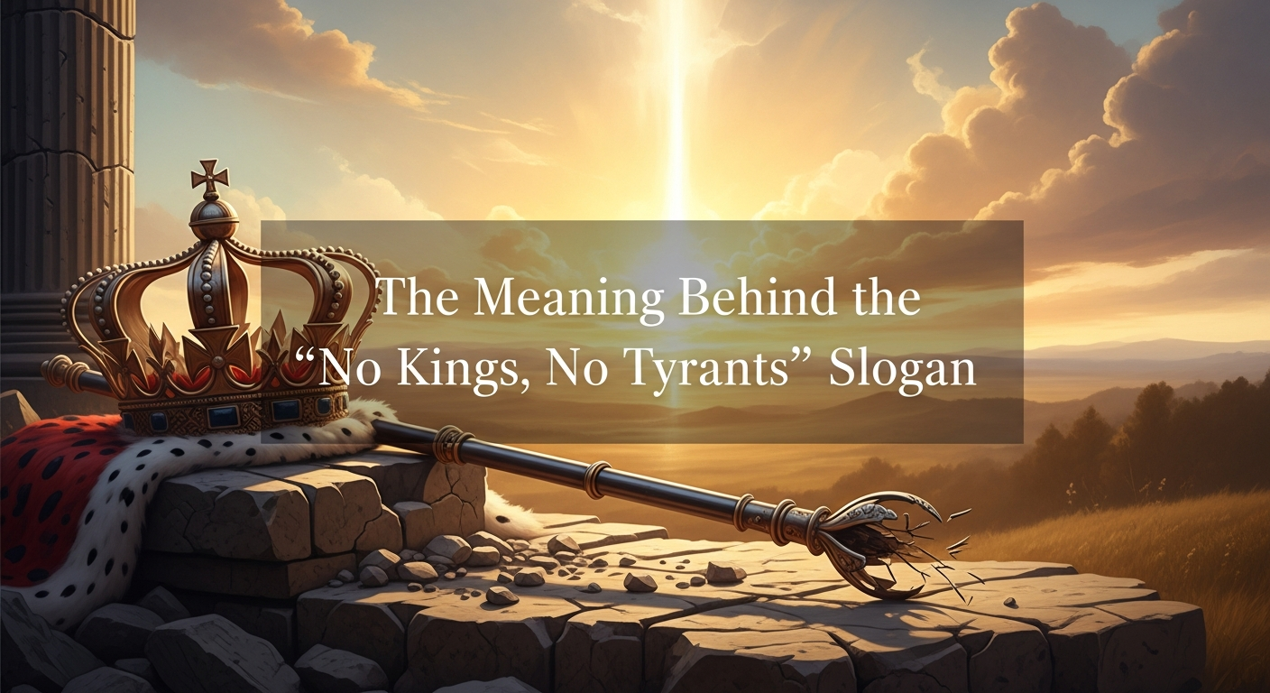 The Meaning Behind the "No Kings, No Tyrants" Slogan