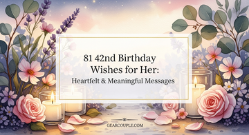 81 42nd Birthday Wishes for Her: Heartfelt & Meaningful Messages