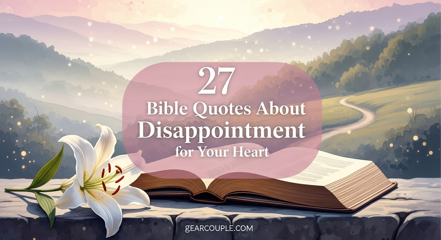 27 Bible Quotes About Disappointment for Your Heart – Gearcouple