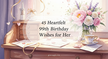 45 Heartfelt 99th Birthday Wishes for Her