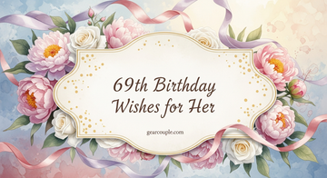 69th Birthday Wishes for Her Joyful and Heartfelt Messages