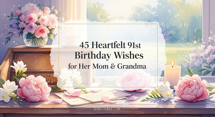 45 Heartfelt 91st Birthday Wishes for Her Mom Grandma – Gearcouple