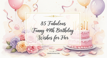 85 Fabulous Funny 49th Birthday Wishes for Her