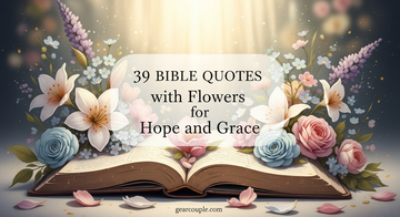 39 Bible Quotes with Flowers for Hope and Grace