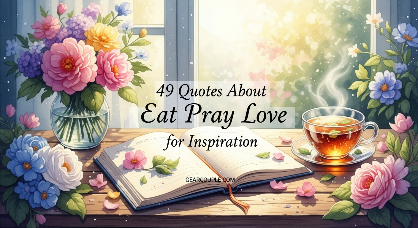49 Quotes About Eat Pray Love for Inspiration