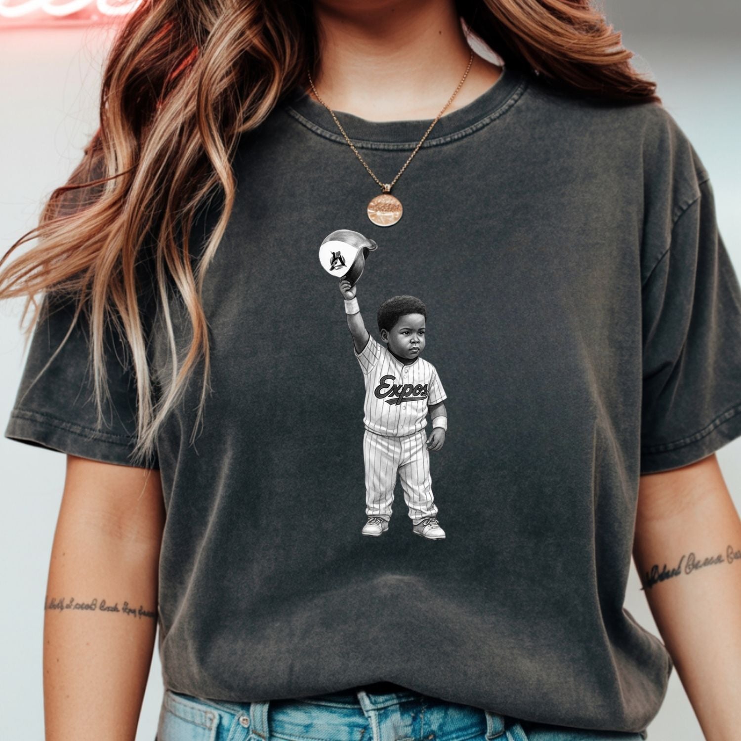 Born Ready Baseball T-Shirt – Vintage Vladdy Jr Athletic Graphic Tee