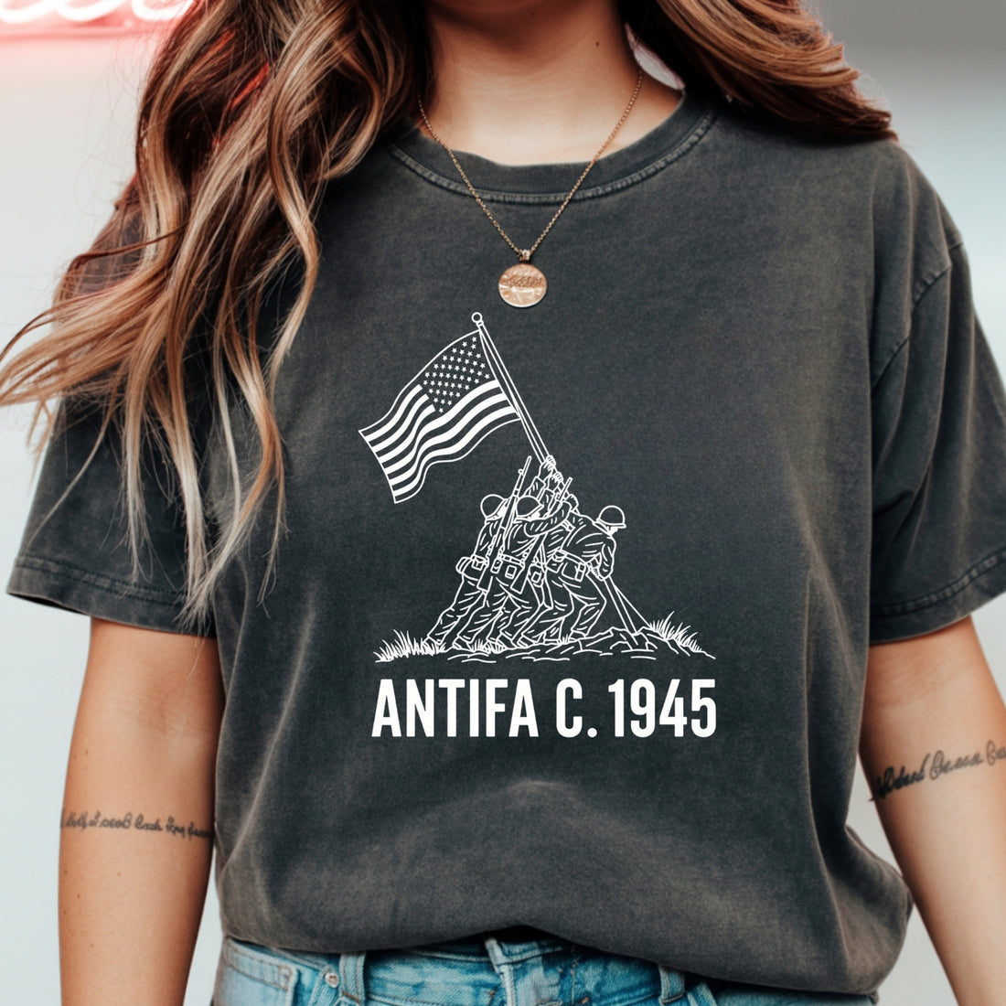 Freedom Since 1945 Shirt – Retro Patriotic Tee – Vintage Historical Graphic Top