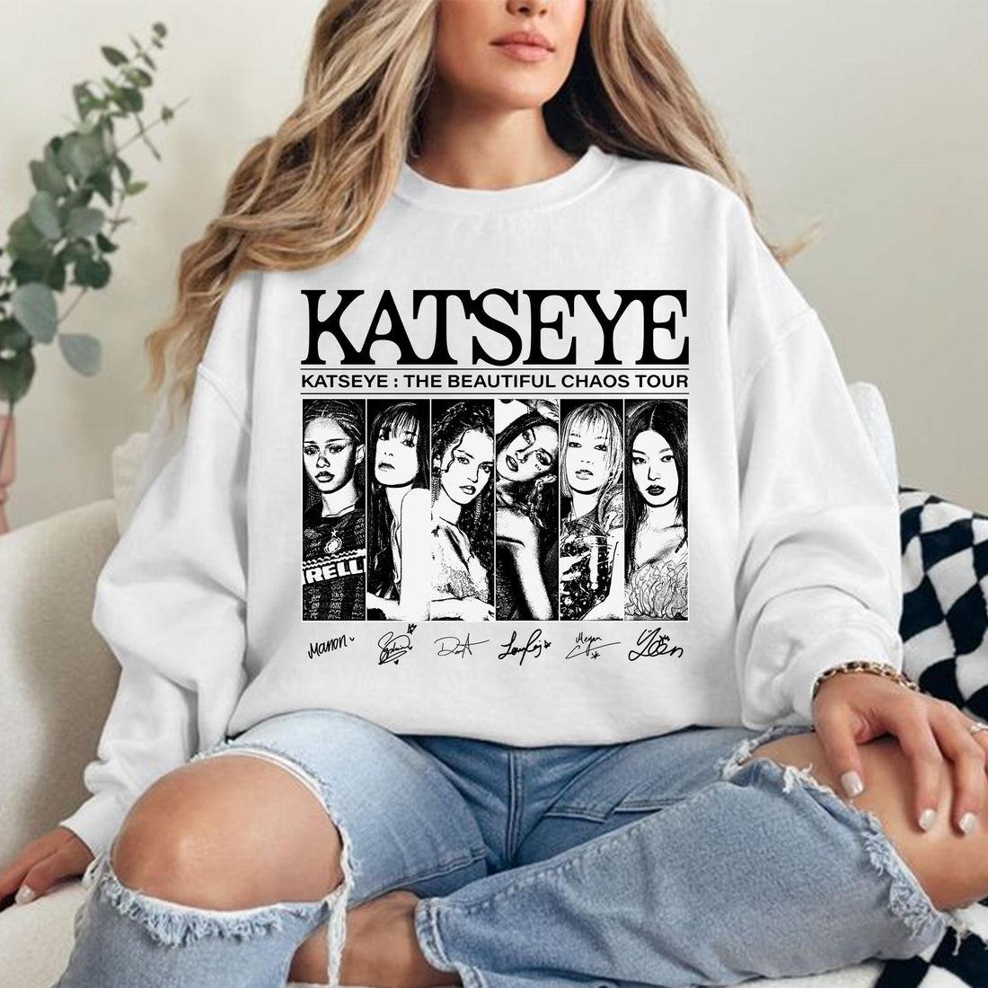 Beautiful Chaos Inspired K-Pop Shirt – Katseye Fan Gnarly Graphic Tee