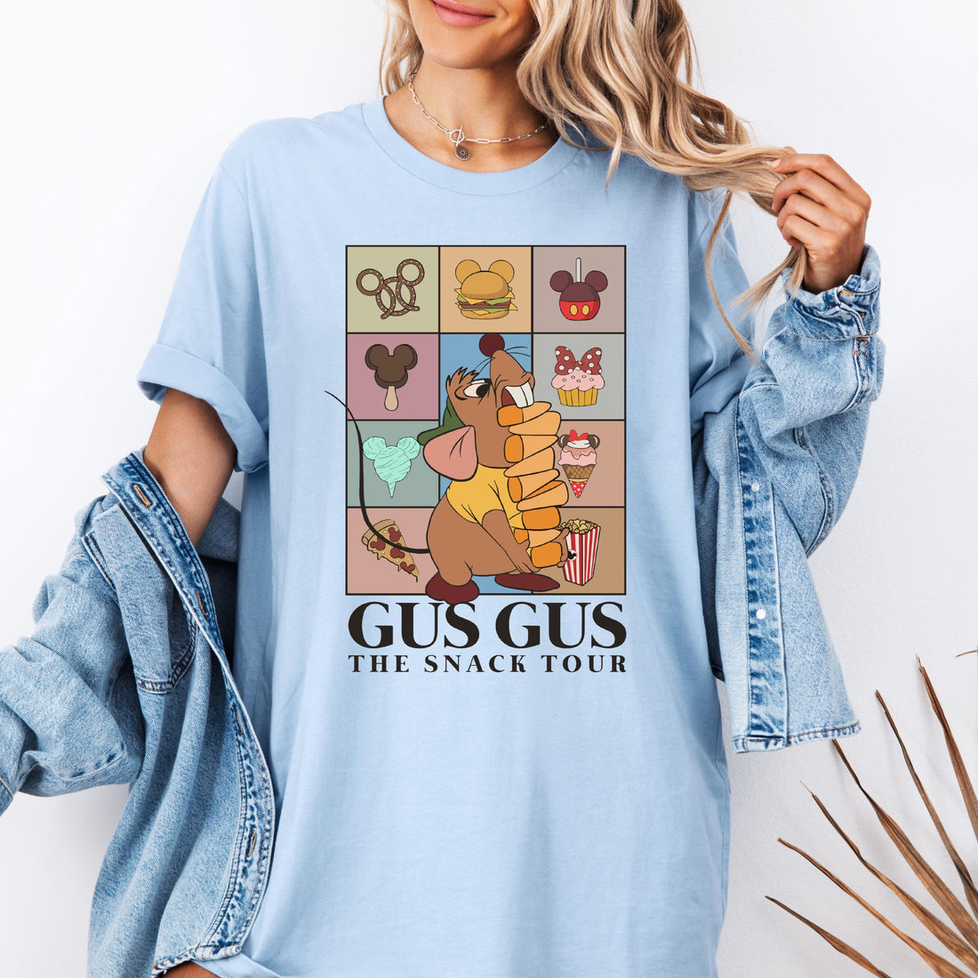 Gus Gus The Snack Tour T-Shirt – Cinderella Friends Shirt – Disney Snack Shirt – Gus Gus Tee