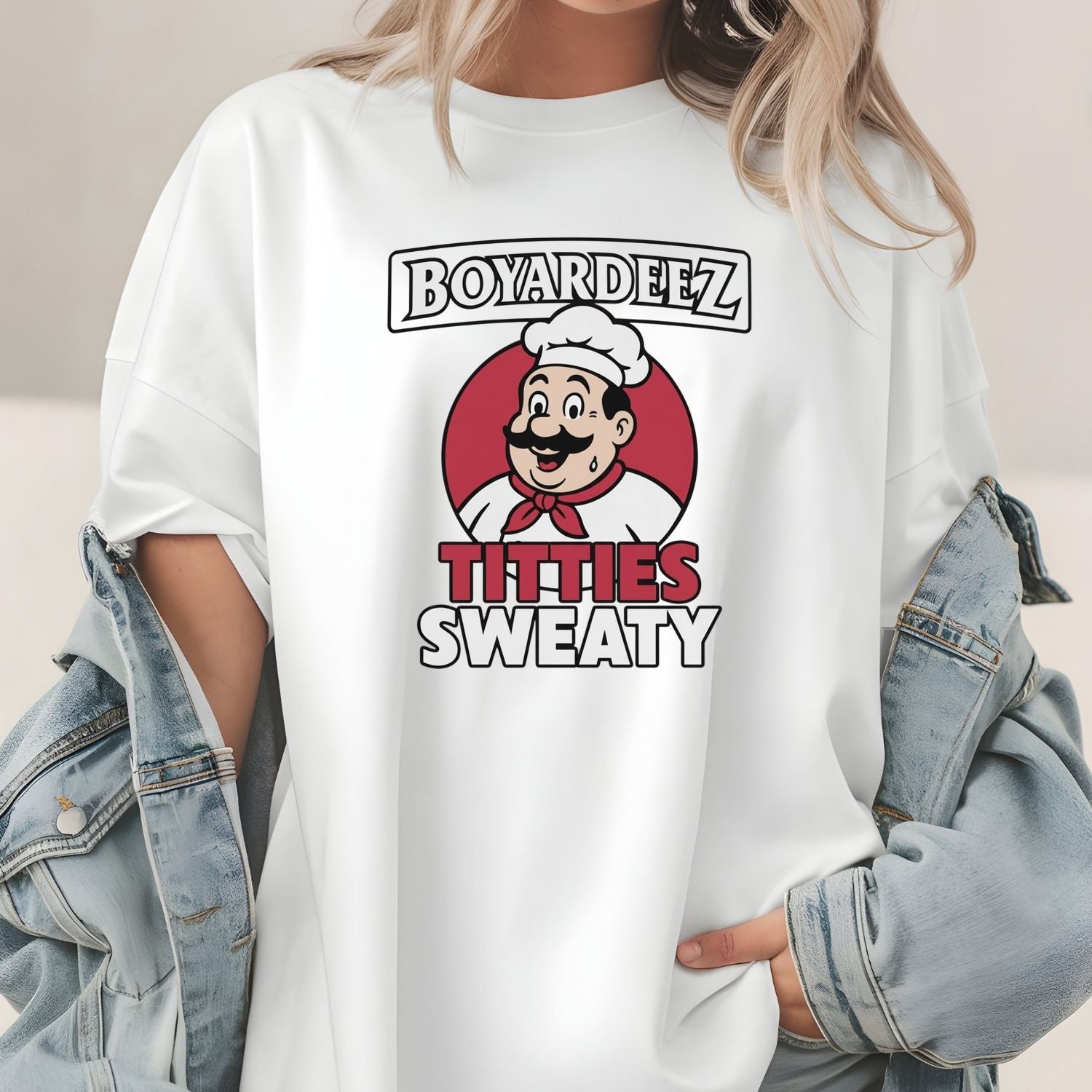 Retro Funny Boyardeez Nutz Sweaty Meme T-Shirt - Embarrassing Graphic Tee - Humor Shirt for Men and Women