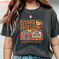 Stars Hollow T-Shirt – Retro Coffee Lover Tee – Vintage Small Town Graphic Design