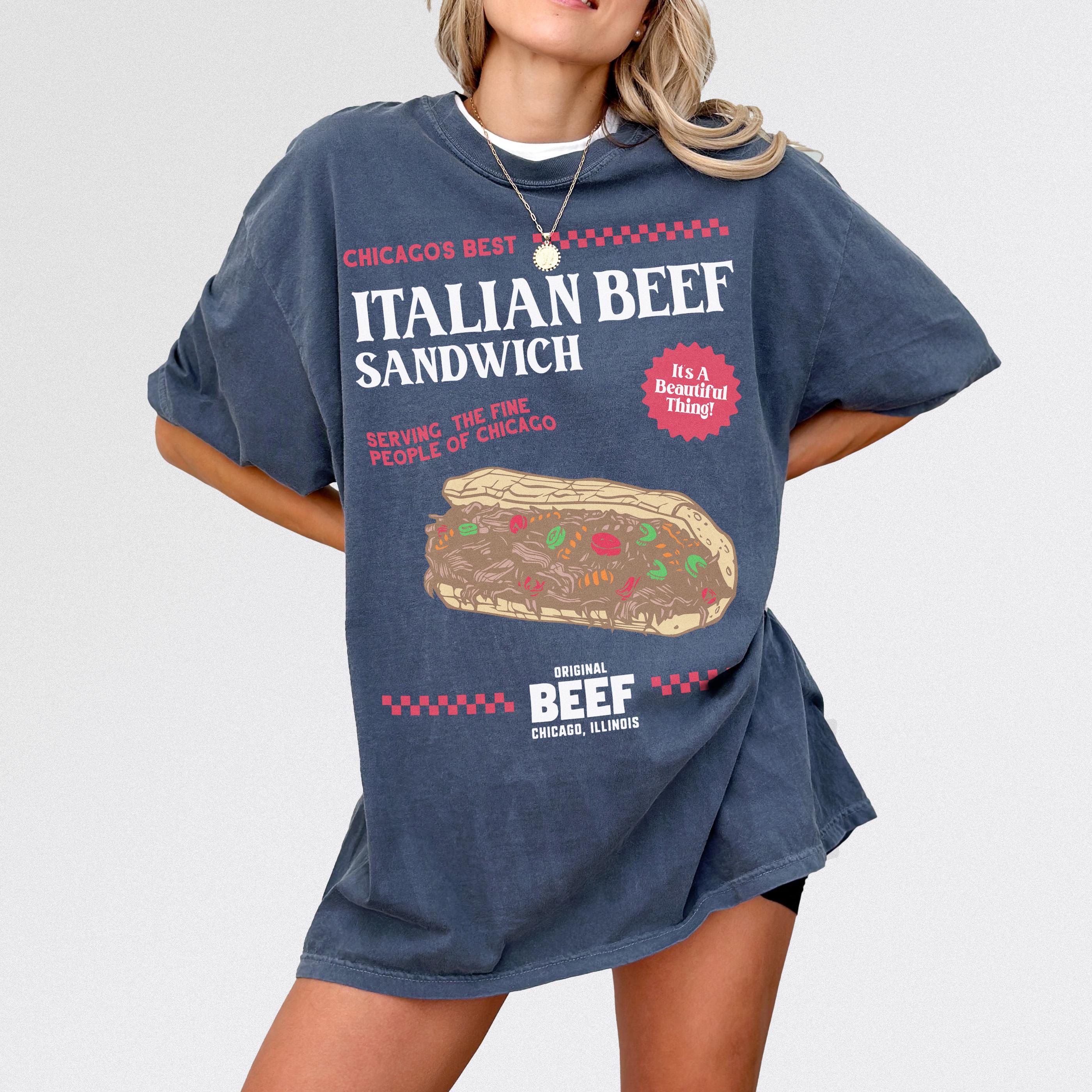 Original Beef Restaurant Shirt – Vintage Chicagoland Italian Beef Graphic Tee