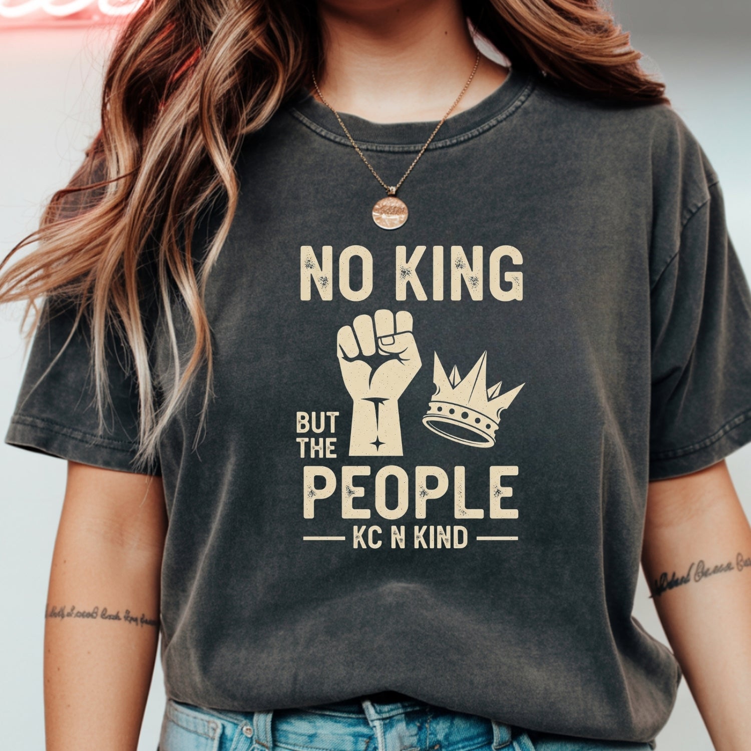 No King But The People T-Shirt – Unisex Equality & Empowerment Tee