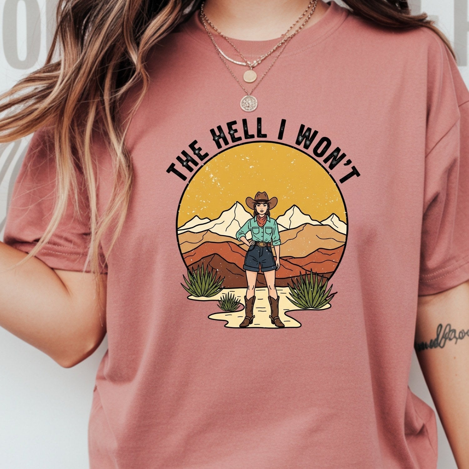 The Hell I Won’t Shirt – Retro Feminist Tee, Women’s Empowerment Gift, Boss Lady T-Shirt