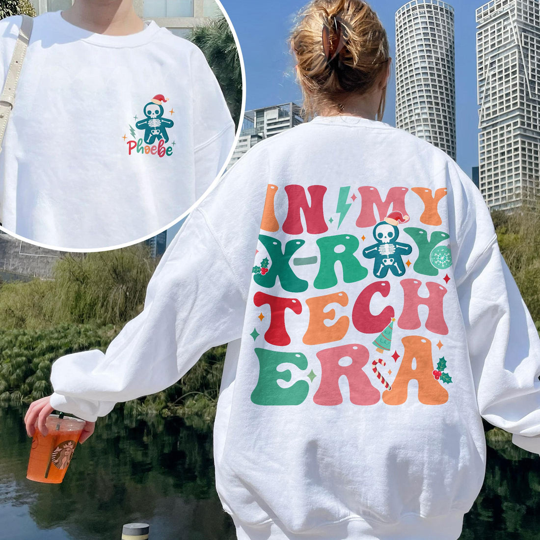 Christmas X-Ray Tech Sweatshirt – Radiology Tech Holiday Crewneck, Rad Tech Gift