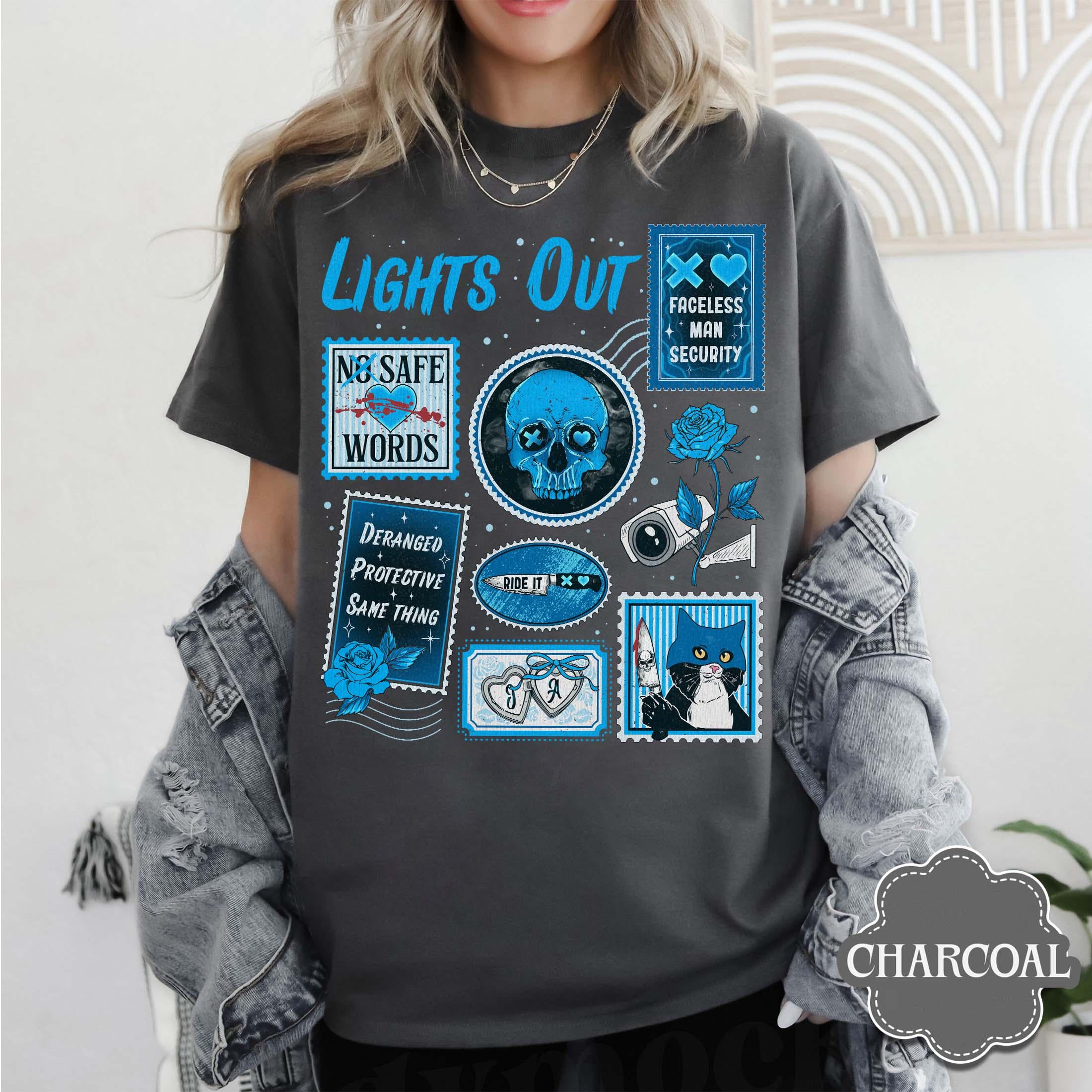 Lights Out Book Lover Sweatshirt – Dark Romance Reading Crewneck