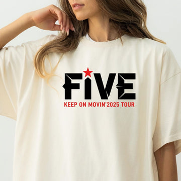 Vintage 90s Keep Movin On Tour Tee – Retro Boyband-Inspired Graphic Shirt