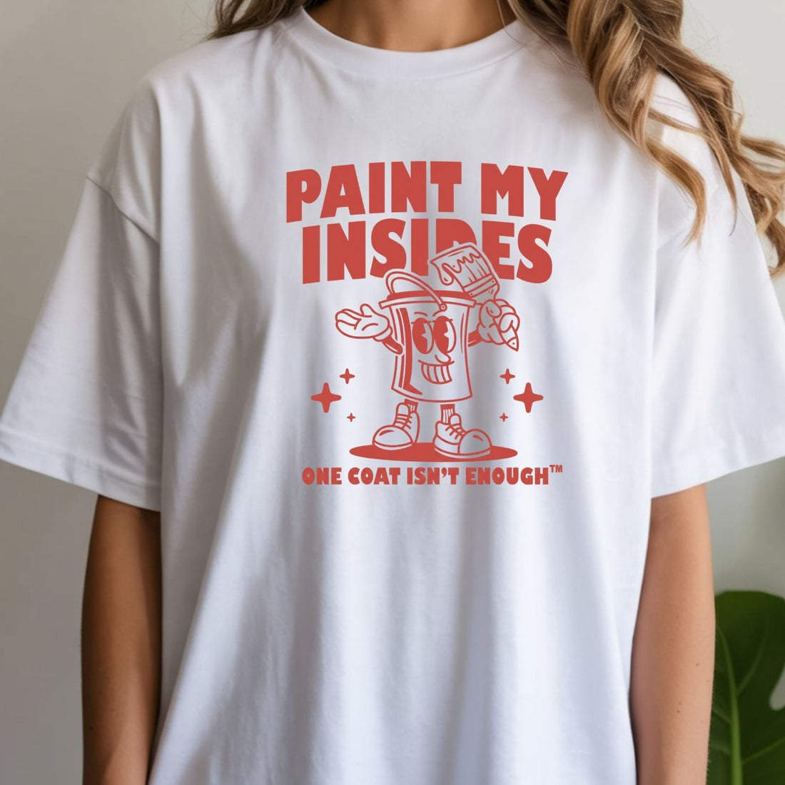 Retro Paint Can Mascot T-Shirt - Funny Art Graphic Tee - Extra Drip Edition Shirt