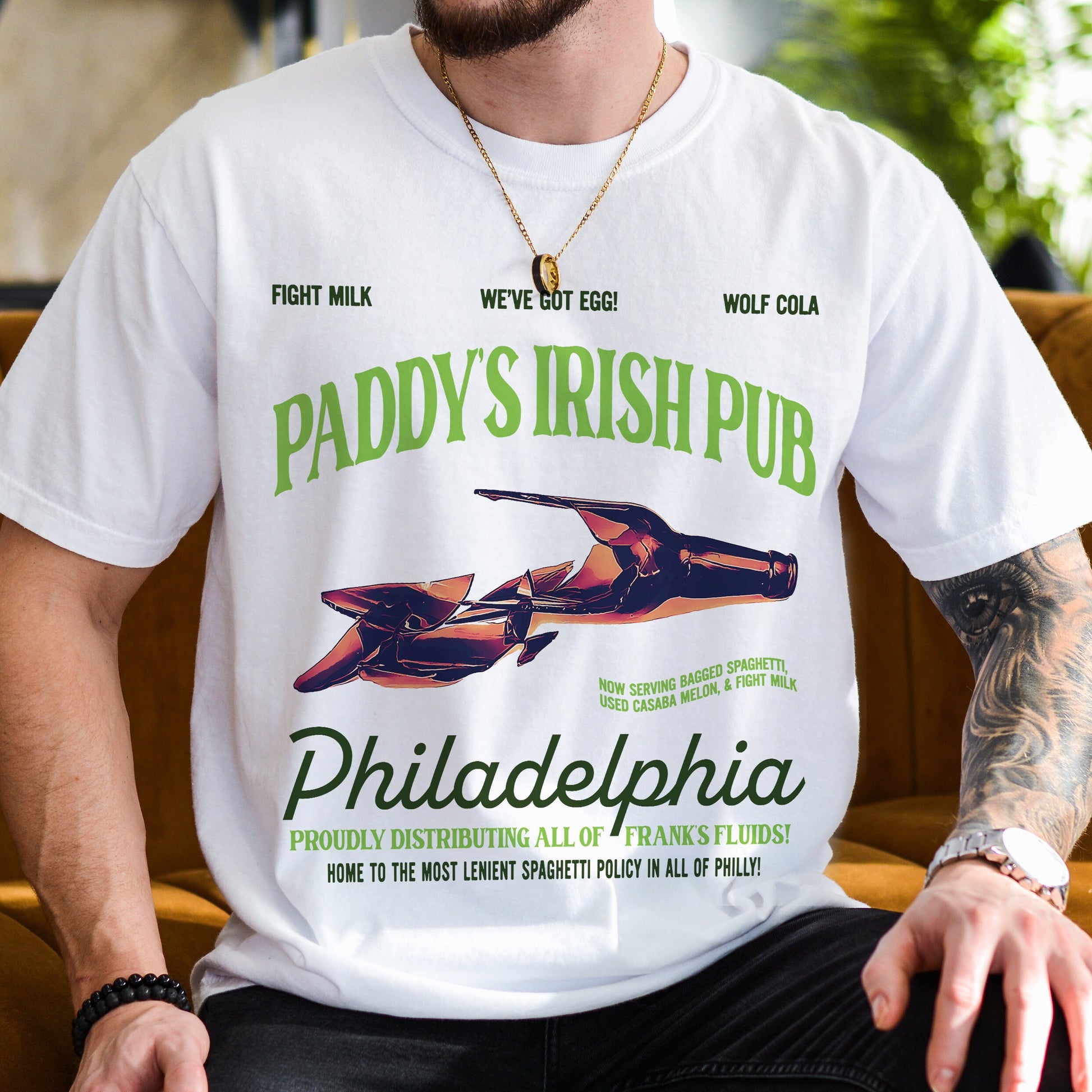 Retro Paddy’s Irish Pub Tee – Always Sunny in Philadelphia TV Show Shirt