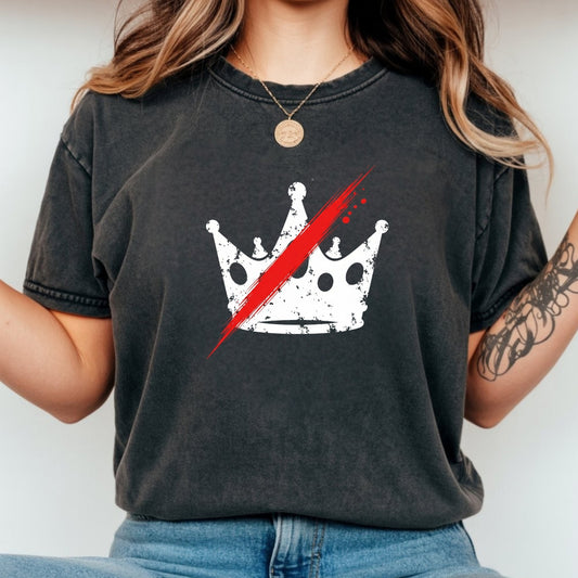 No Faux King Way T-Shirt – Funny Political Satire Tee