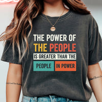 The Power of the People T-Shirt – Retro Comfort Graphic Tee – Freedom & Solidarity Top