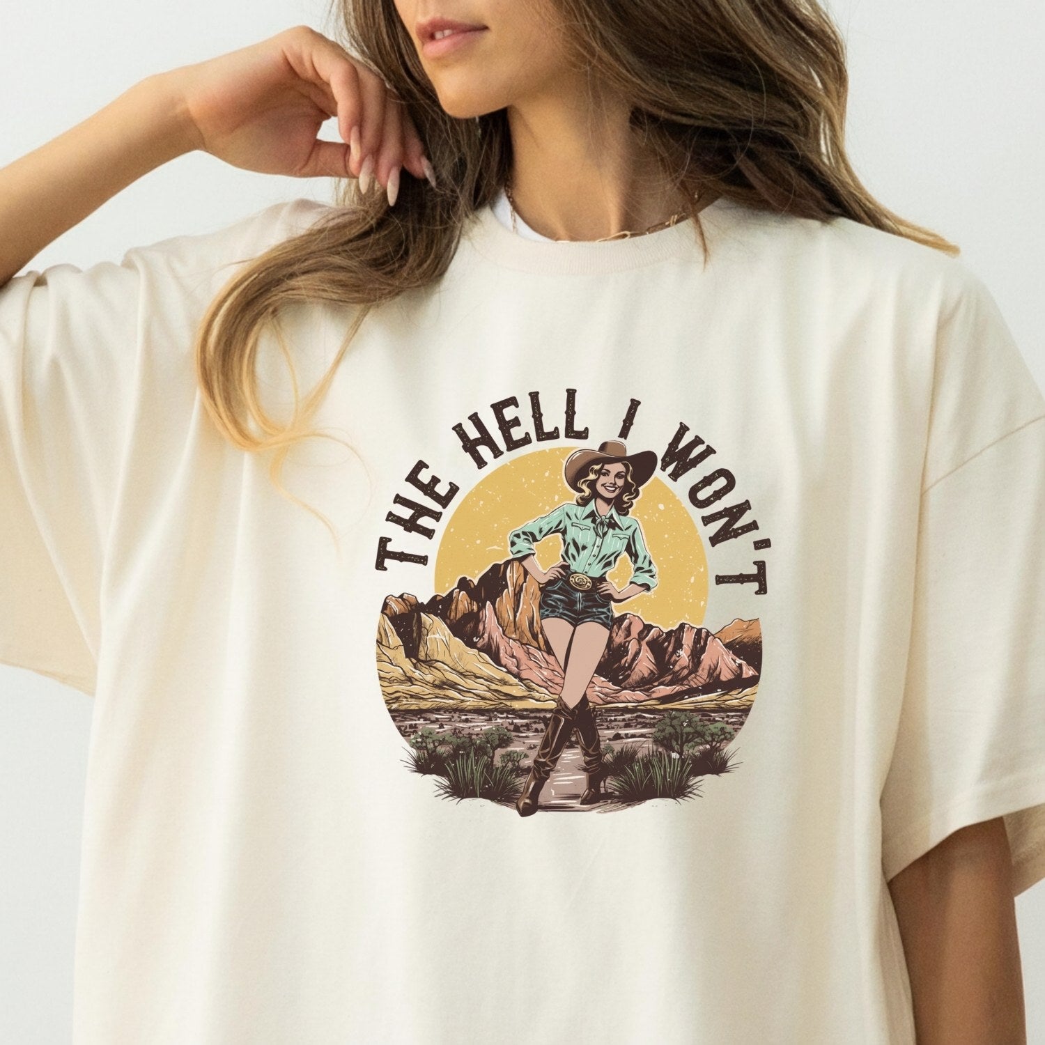 The Hell I Won’t T-Shirt – Retro Feminist Tee, Equality & Strength Gift Idea