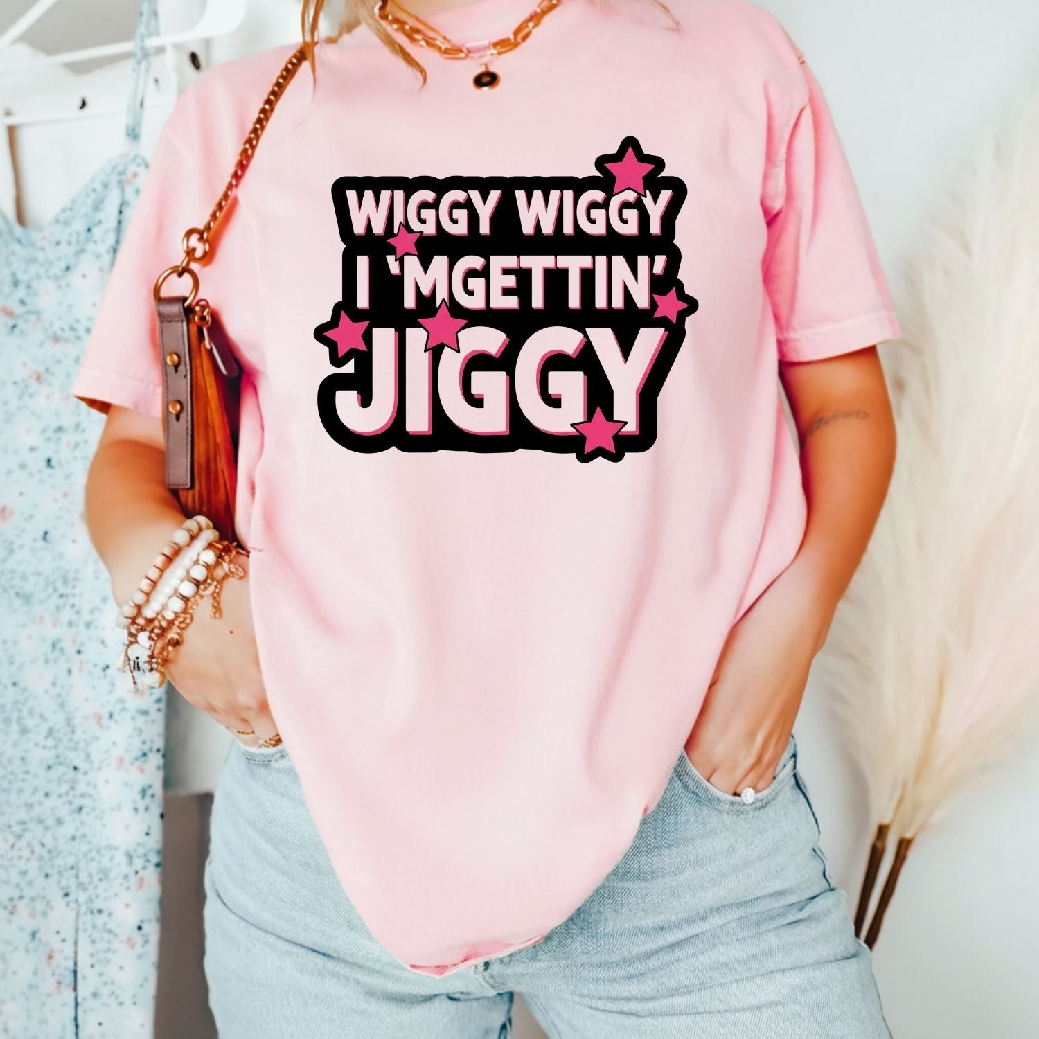 Vintage 90s Boyband T-Shirt – Wiggy Wiggy I’m Gettin’ Jiggy Retro Tour Tee