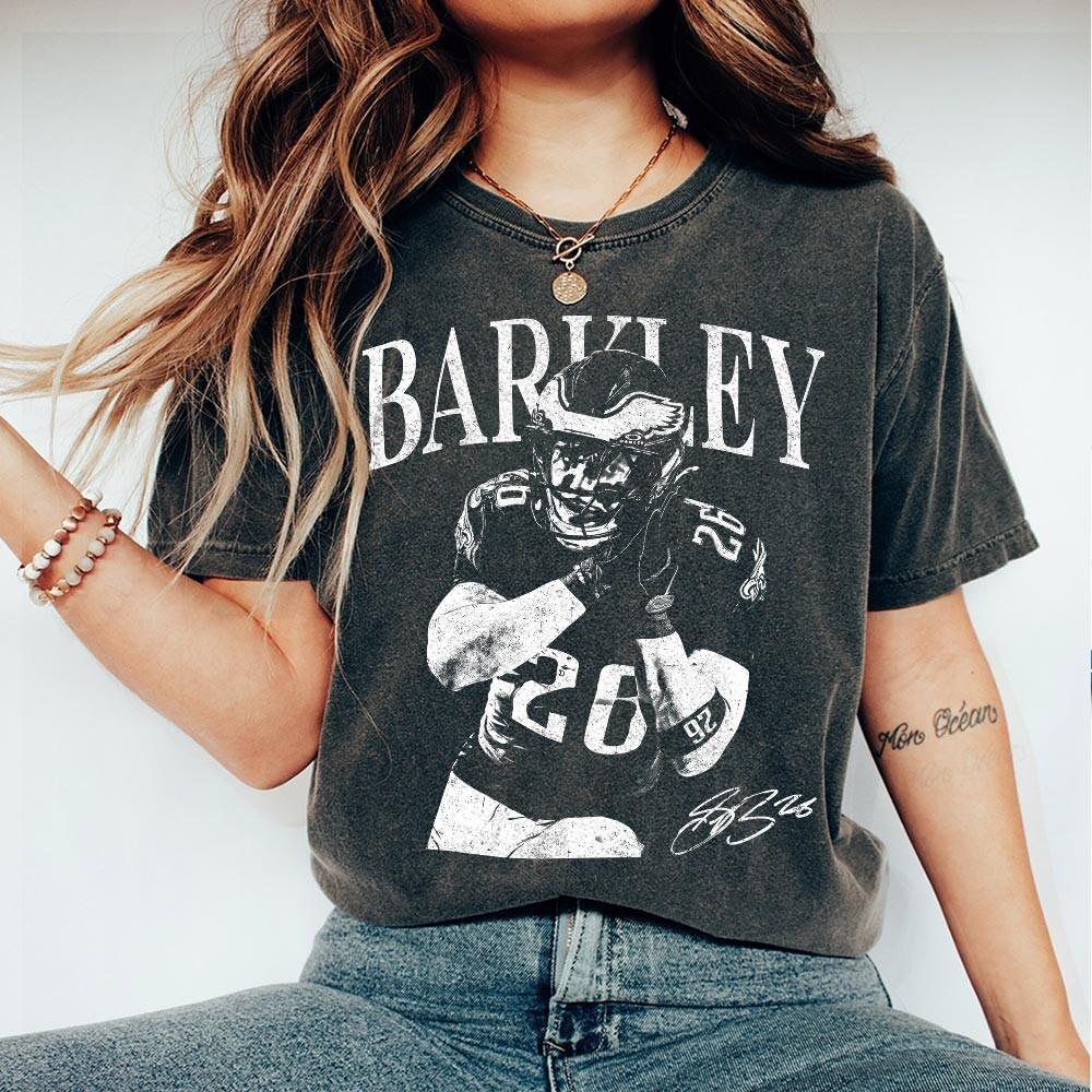 Saquon Barkley Vintage T-Shirt – Philadelphia Football Retro Game Day Tee