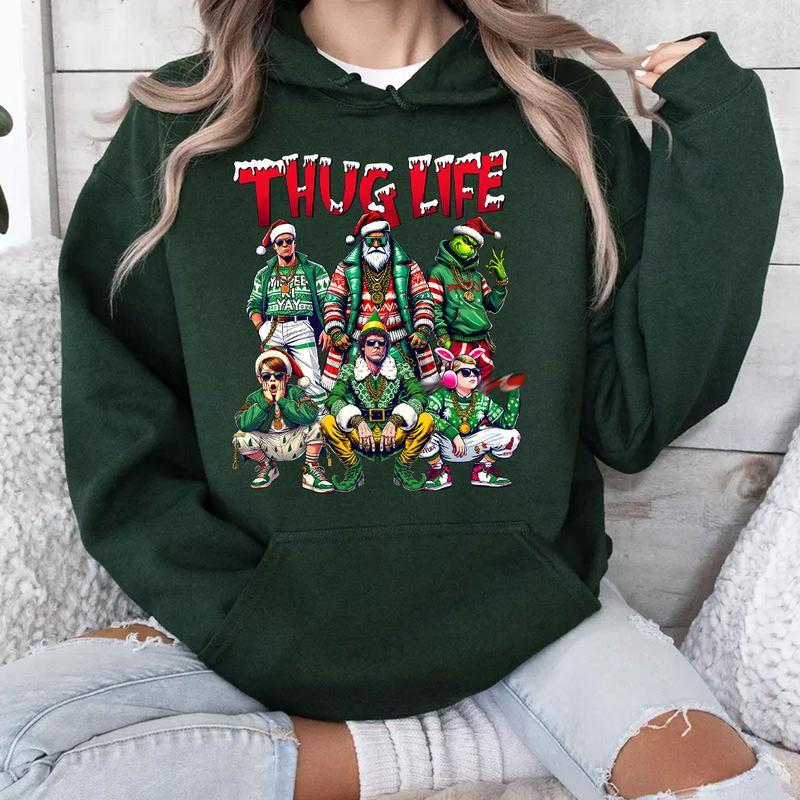 Funny Christmas Sweatshirts That Will Make Everyone Laugh This Holiday - Thug Life