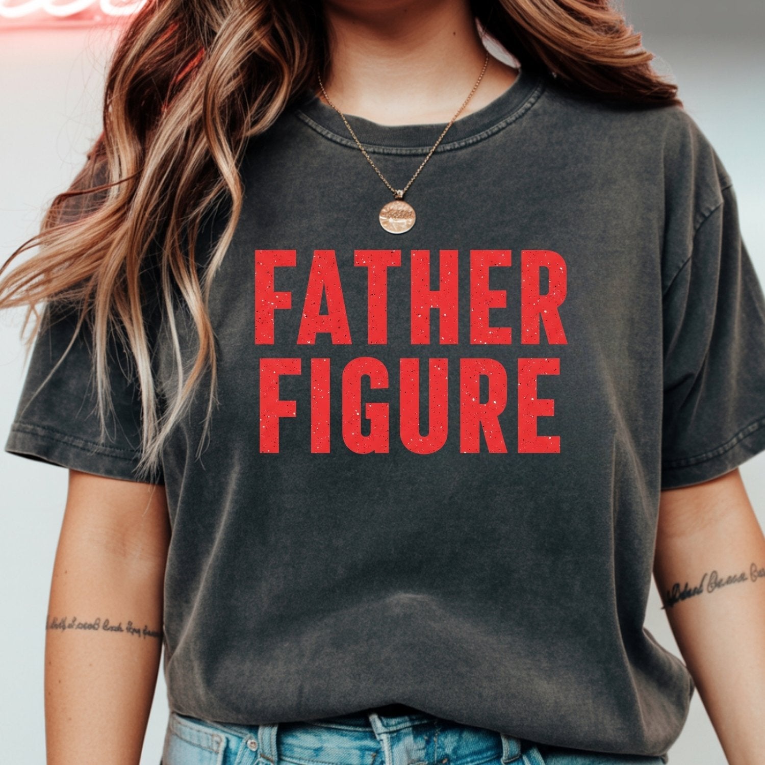 Father Figure Taylor T-Shirt – Funny Retro Pop-Inspired Graphic Tee