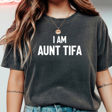 Funny Aunt Tifa Shirt – Humorous Meme Graphic Tee for Aunts