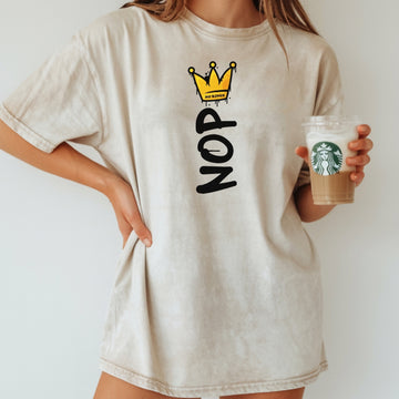 Crown No Kings Shirt – American Democracy Graphic Tee