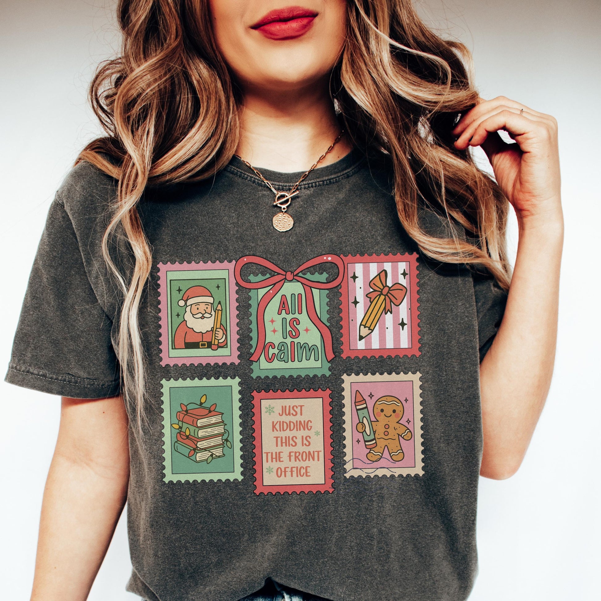 Front Office Christmas Shirt - Funny School Administrative Crew Xmas Tee