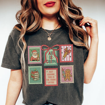 Front Office Christmas Shirt - Funny School Administrative Crew Xmas Tee