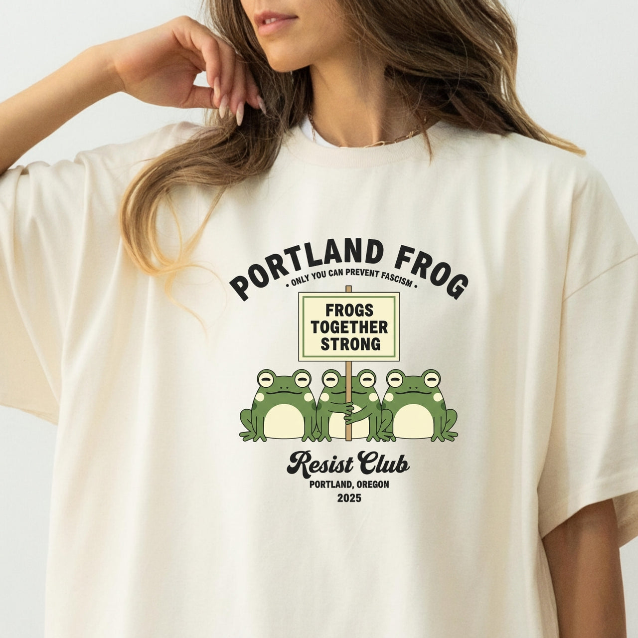 Funny Portland Frog Strong Together Tee – Rebellious Meme Shirt – Freedom Independence Style