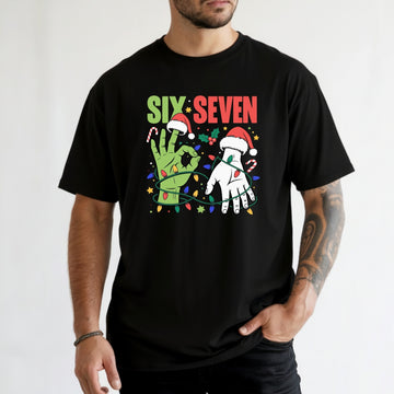 6 7 Christmas Shirt – Funny Santa Meme Holiday Tee