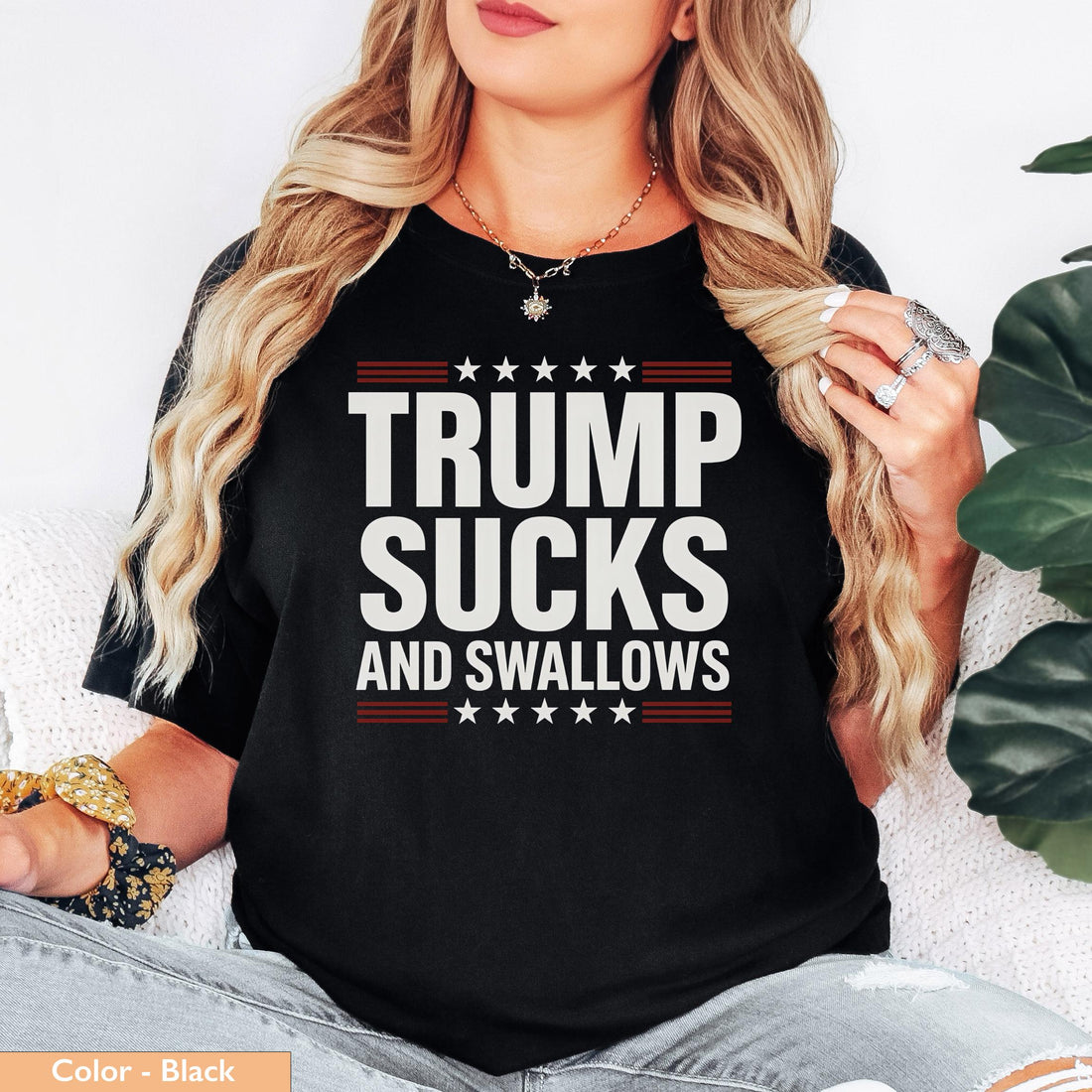 Anti-Trump Graphic Tee – Political Slogan T-Shirt