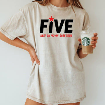 Vintage 90s Boyband T-Shirt – Retro Pop Keep Moving Tour Graphic Tee